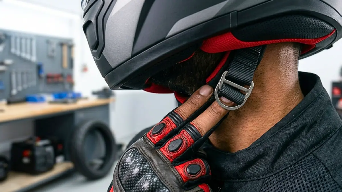 What is the 2-2-2 rule when fitting a helmet on your head