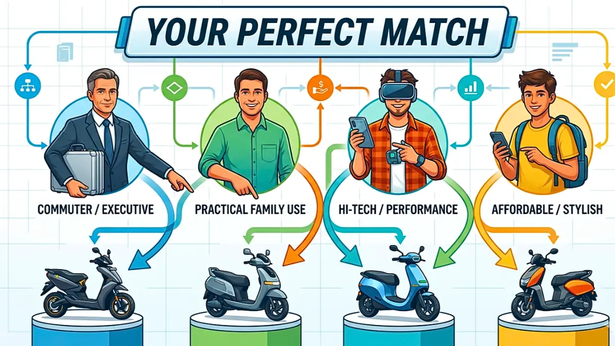 top 5 electric scooters in India under 1 Lakh