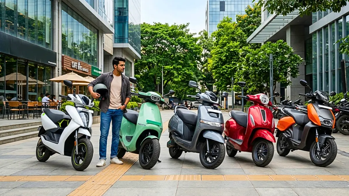 top 5 electric scooters in India under 1.5 lakh