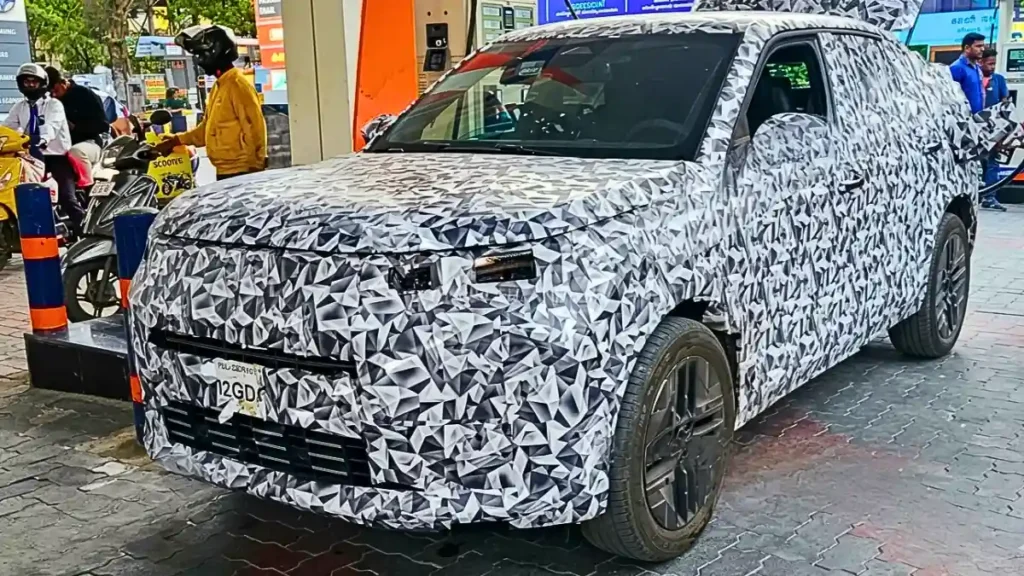 Fiat F2X coupe SUV spied in India