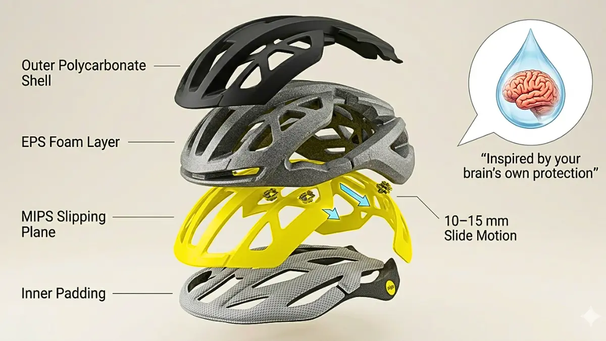 what is MIPS helmet and how does it work